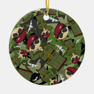 Britische Armee-Soldat-Verzierung Keramikornament