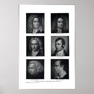 Britische Autoren Poster