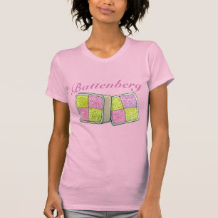 Britische Bäckerei Battenberg Marzipan Spontanzüge T-Shirt