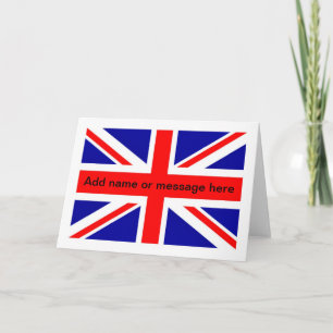Britische Blankokarte für die britische Flagge Karte
