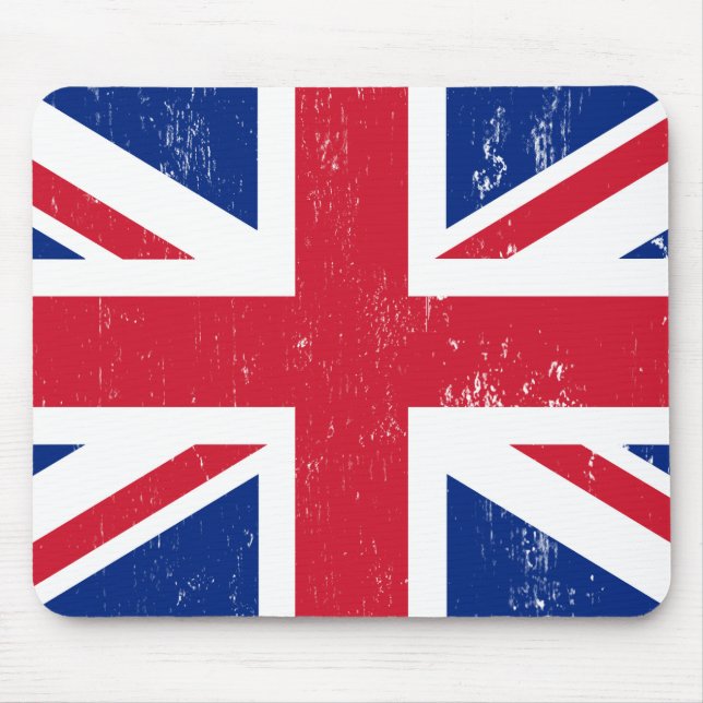 BRITISCHE britische Englisch-Flagge Mousepad (Vorne)
