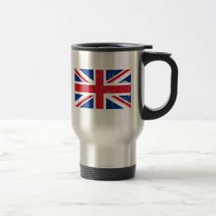 BRITISCHE britische Englisch-Flagge Reisebecher