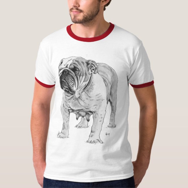 Britische Bulldogge T-Shirt (Vorderseite)