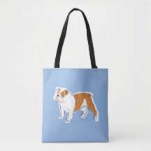 Britische Bulldoggen-Taschen-Tasche