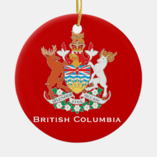 Britische Columbia* Weihnachtsverzierung Keramikornament