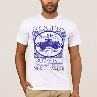 britische cotswolds Vintager Motor Co durch Rogers T-Shirt