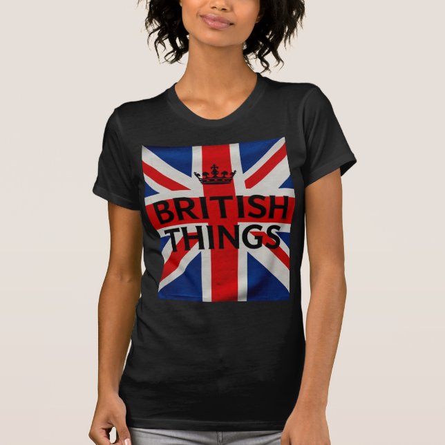 Britische Dinge Damen T-Shirt (Vorderseite)