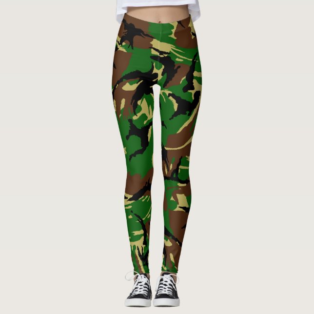 Britische DPM CAMOUFLAGE Frauen Leggings (Vorderseite)