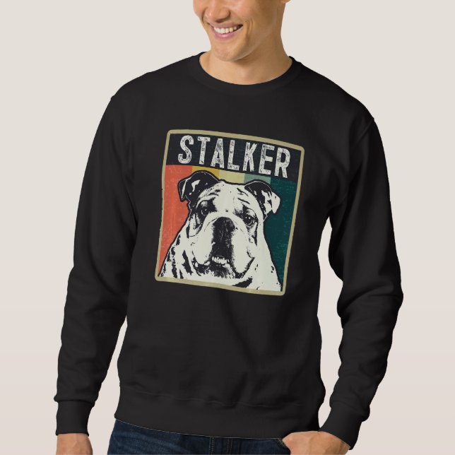 Britische Englische Bulldogge Hunderasse  3 Sweatshirt (Vorderseite)