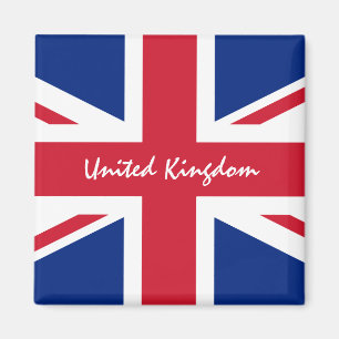 Britische Fahne & britische Urlaubs-/Sportfans Magnet