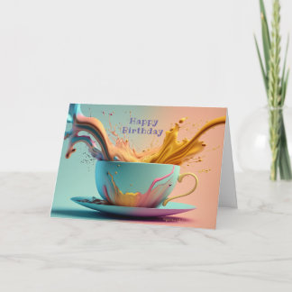Britische Fantasy Pastell Card verzaubern Karte