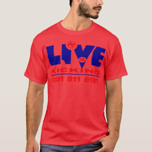 Britische Fernsehshow mit Live und Kicker T-Shirt
