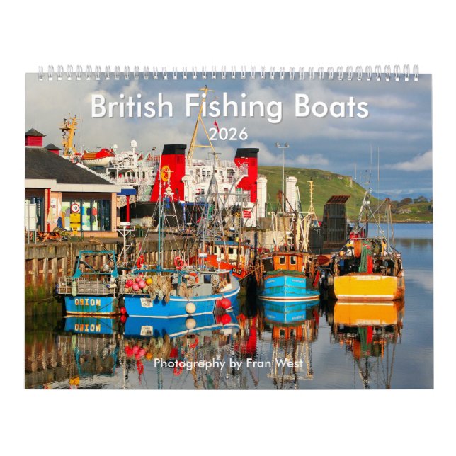 Britische Fischerboote - Kalender 2026 (Titelbild)