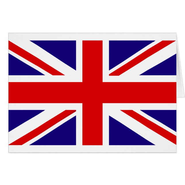 BRITISCHE Flagge (Vorderseite (Horizontal))