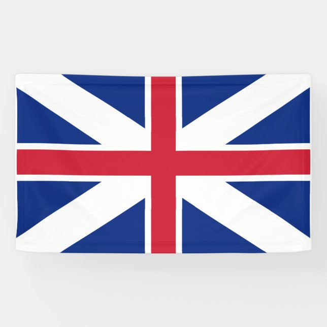 Britische Flagge (1707-1800) Banner (Horizontal)