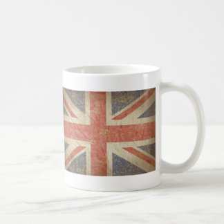 Britische Flagge abgenutzt Kaffeetasse