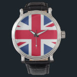 Britische Flagge - Armbanduhr<br><div class="desc">Add text or upload your own image</div>