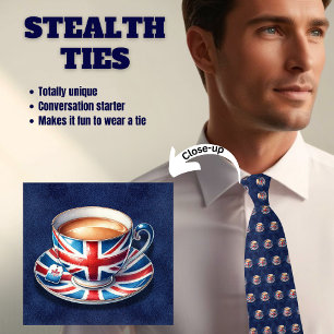 Britische Flagge Ästhetik Patriotische Teetasse St Krawatte
