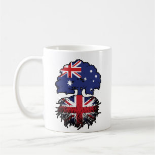 Britische Flagge Australiens Treots Kaffeetasse