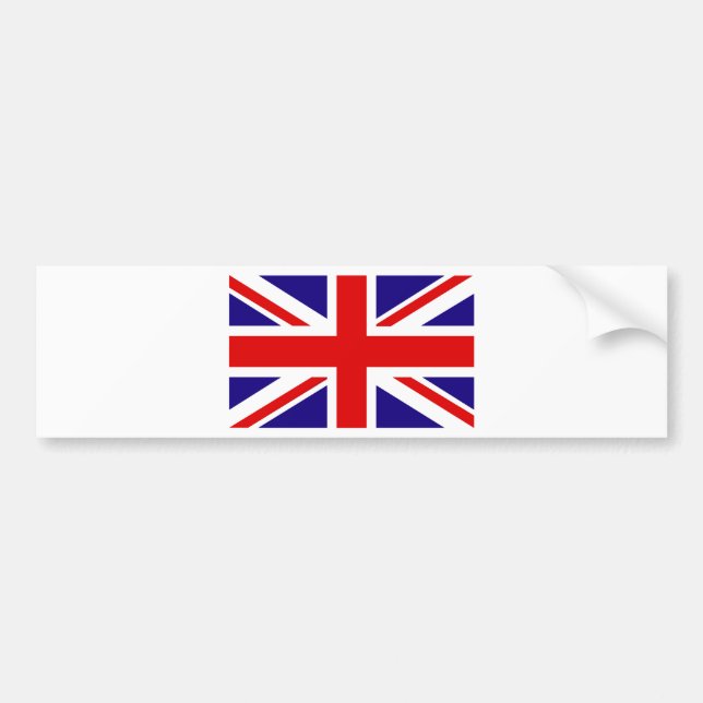 BRITISCHE Flagge Autoaufkleber (Vorne)