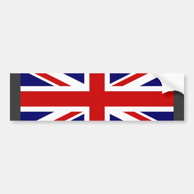 Britische Flagge Autoaufkleber (Vorne)