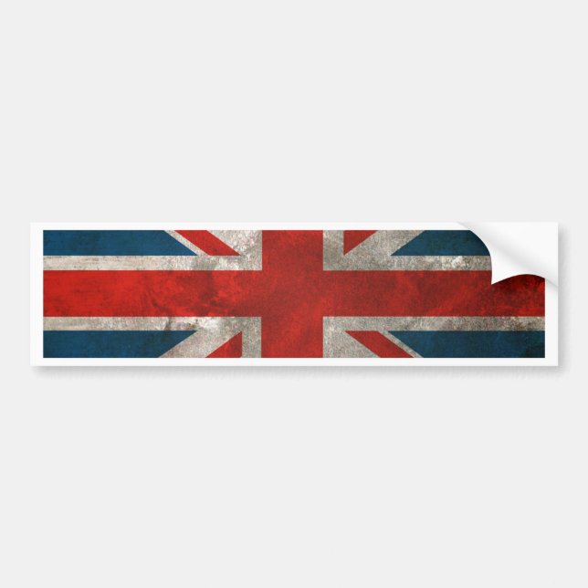 Britische Flagge Autoaufkleber (Vorne)