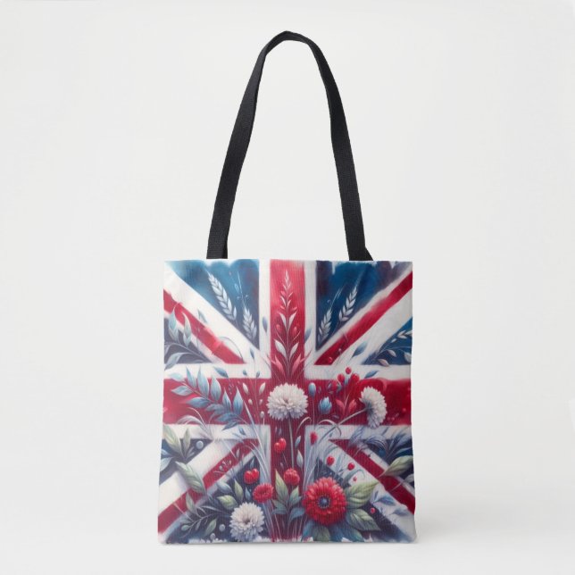 Britische Flagge Baumwoll-Tasche (Vorderseite)