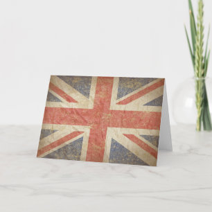 Britische Flagge beunruhigt Karte