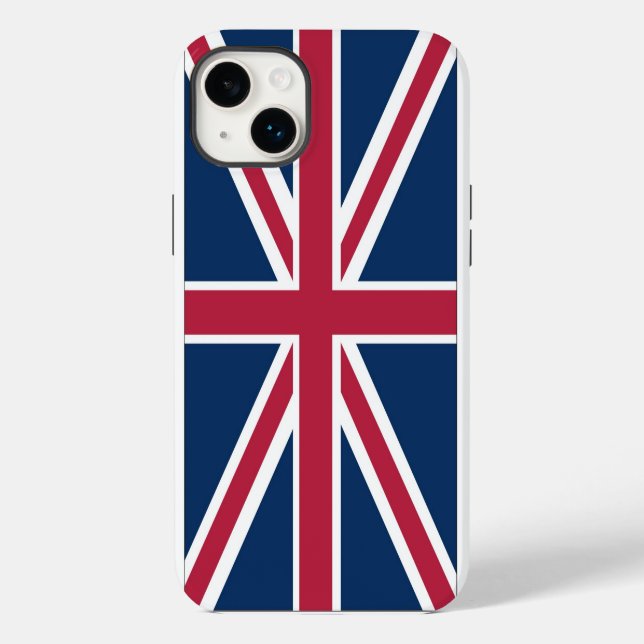 Britische Flagge Case-Mate iPhone Hülle (Rückseite)