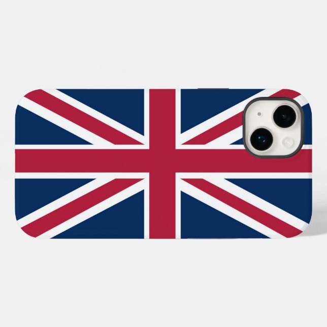 Britische Flagge Case-Mate iPhone Hülle (Rückseite (Horizontal))