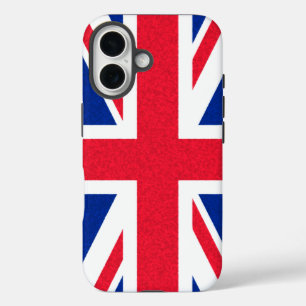 Britische Flagge iPhone 16 Hülle