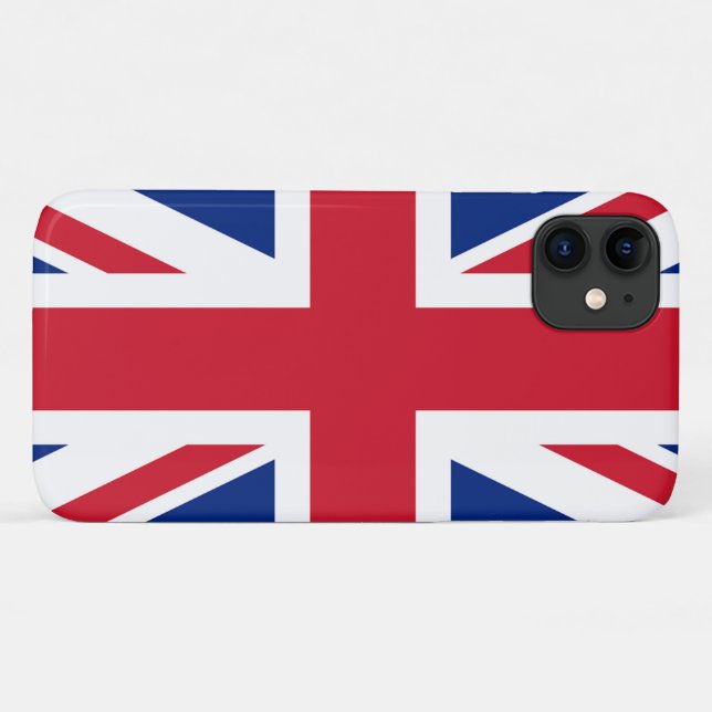 Britische Flagge Case-Mate iPhone Hülle (Rückseite (Horizontal))