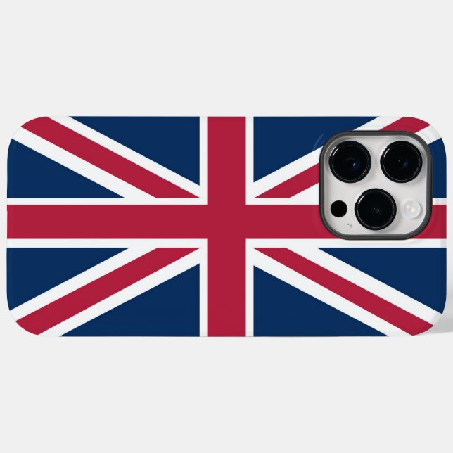 Britische Flagge Case-Mate iPhone Hülle (Rückseite (Horizontal))