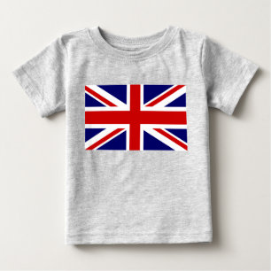 Britische Flagge   Design der Gewerkschaft Jack Baby T-shirt