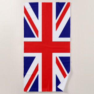 Britische Flagge - Die Flagge der Union Strandtuch