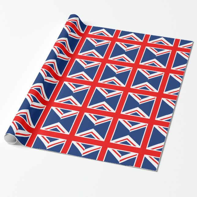 BRITISCHE Flagge England Geschenkpapier (Ungerollt)