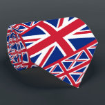 Britische Flagge, Flagge des Vereinigten Königreic Krawatte<br><div class="desc">British Flag,  Flag of United Kingdom Neck Tie by World Flags United.</div>