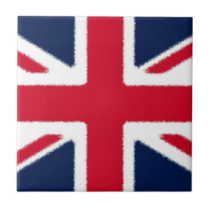 Britische Flagge Fliese