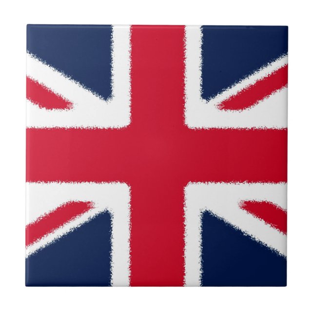 Britische Flagge Fliese (Vorderseite)