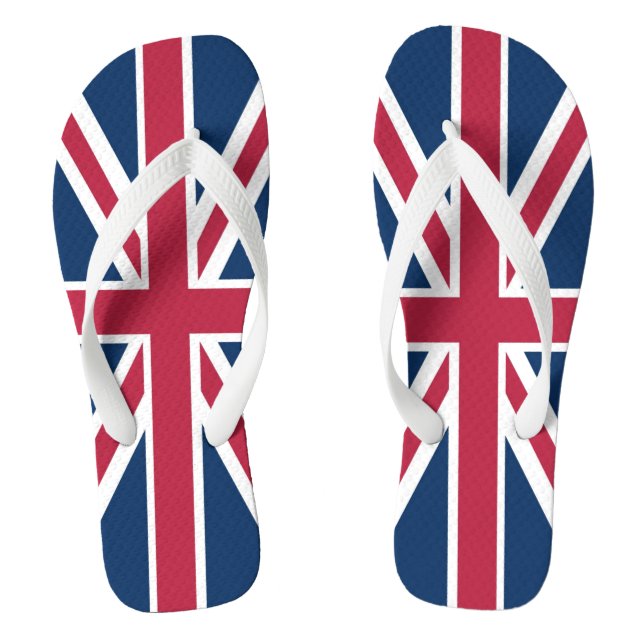 Britische Flagge Flip Flops (Fußbett)