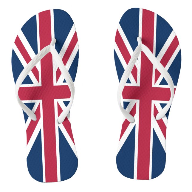 Britische Flagge Flip Flops (Fußbett)