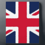 Britische Flagge Fotoplatte<br><div class="desc">World Countries Flags - Union Jack English National Flag Digital Artwork</div>