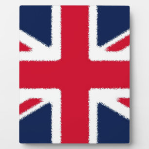 Britische Flagge Fotoplatte