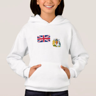 Britische Flagge für das Antarktis-Gebiet Hoodie