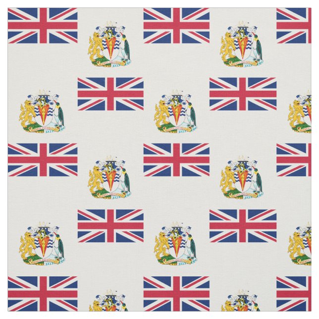 Britische Flagge für das Antarktis-Gebiet Stoff (Muster)
