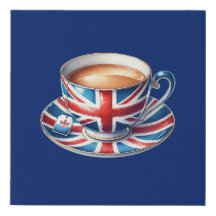 Britische Flagge für englisches Teacup