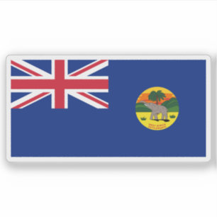 Britische Flagge für Siedlungen in Westafrika (187 Aufkleber