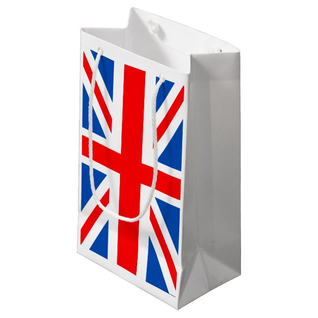 Britische Flagge, Geschenktasche Kleine Geschenktüte (Vorderseite Schrägansicht)