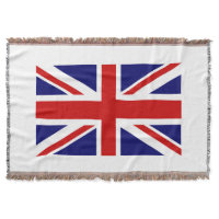 Britische Flagge gesponnener Throwdecke |