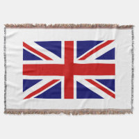 Britische Flagge gesponnener Throwdecke |